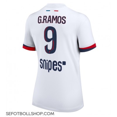 Billiga Paris Saint-Germain Goncalo Ramos #9 Borta fotbollskläder Dam 2025-26 Kortärmad Billiga Paris Saint-Germain Goncalo Ramos #9 Borta fotbollskläder Dam 2025-26 Kortärmad